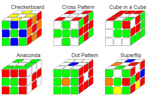 Rubik's cube patterns on a 3x3 | easy to follow steps included + VIDEO