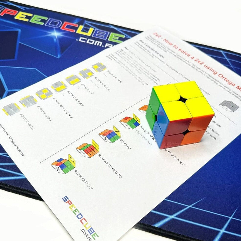 How To Solve the 2x2 Cube Intermediate Guide Using Ortega PDF DOWNLOAD Digital Download SPEEDCUBE.COM.AU 