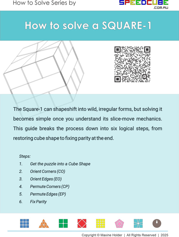 How to Solve a Square-1 Kindle eBook