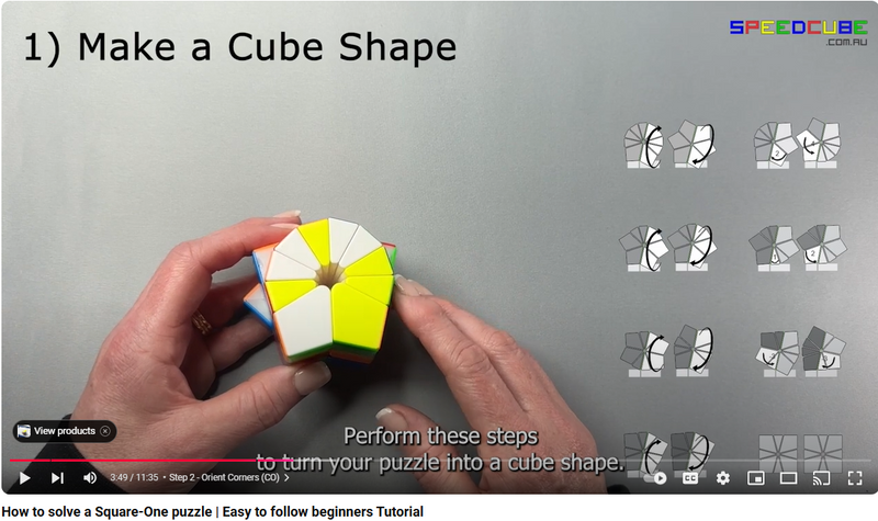 Speedcube Tutorials and Solutions from Beginner to beyond