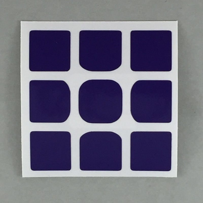 AusCubeSticker Sticker Sheet: 3x3 45MM Florian-Square Stickers Aus Cube Stickers Purple 