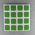 AusCubeSticker Sticker Sheet: 4x4 Stickers Aus Cube Stickers Lime-Tree Green 