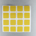 AusCubeSticker Sticker Sheet: 4x4 Stickers Aus Cube Stickers Yellow 