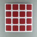 AusCubeSticker Sticker Sheet: 4x4 Stickers Aus Cube Stickers Red 