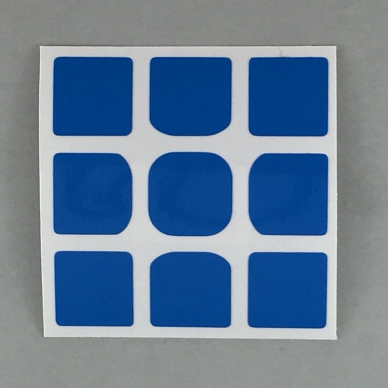 AusCubeSticker Sticker Sheet: 3x3 45MM Florian-Square Stickers Aus Cube Stickers Sky Blue 