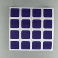 AusCubeSticker Sticker Sheet: 4x4 Stickers Aus Cube Stickers Purple 
