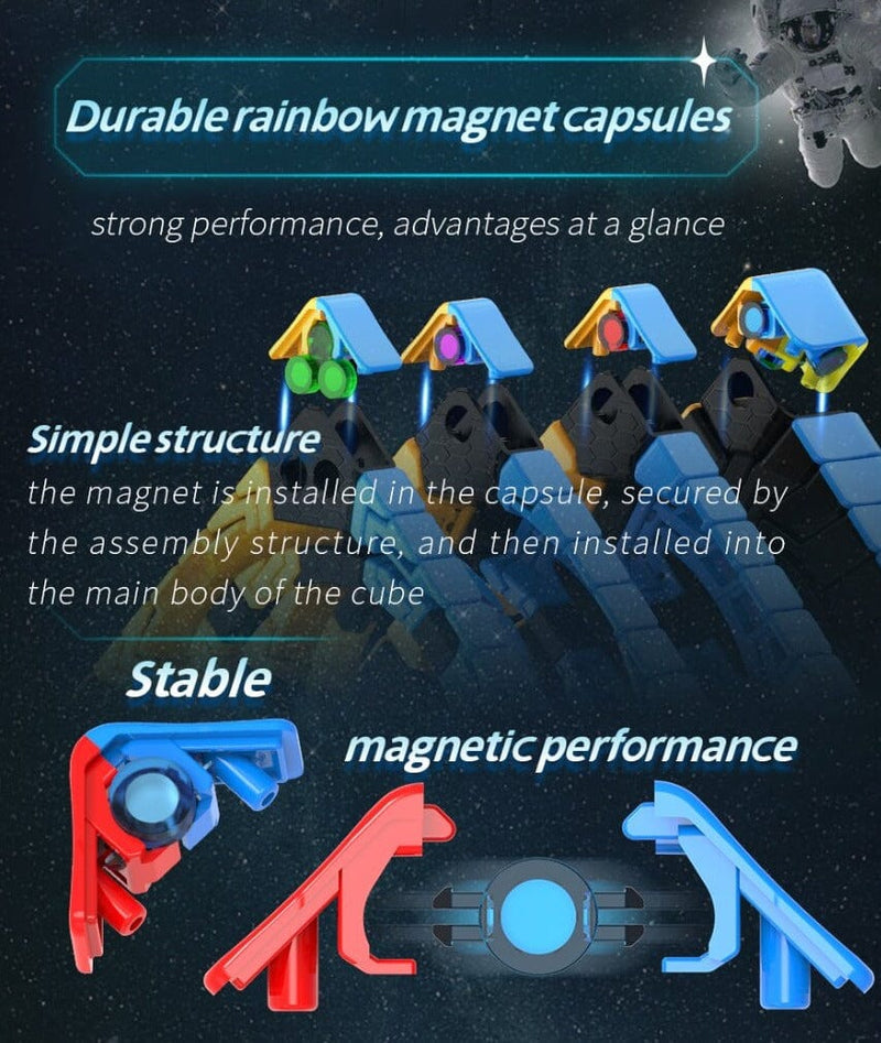 DianSheng Galaxy 8M 8x8x8 Stickerless Magnetic Big Cube 8x8 DianSheng 