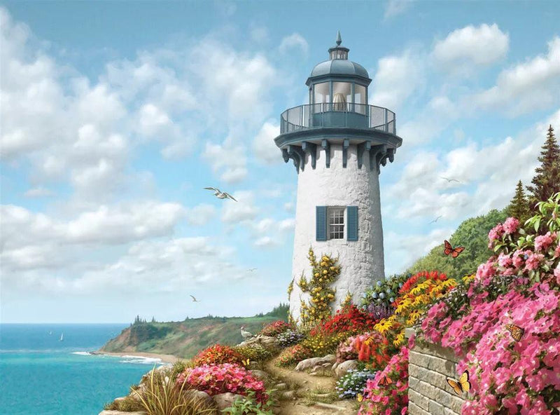 Bei Bi La 1000 Piece Jigsaw Puzzle "Harbor Lighthouse" Jigsaw Puzzle Bei Bi La 