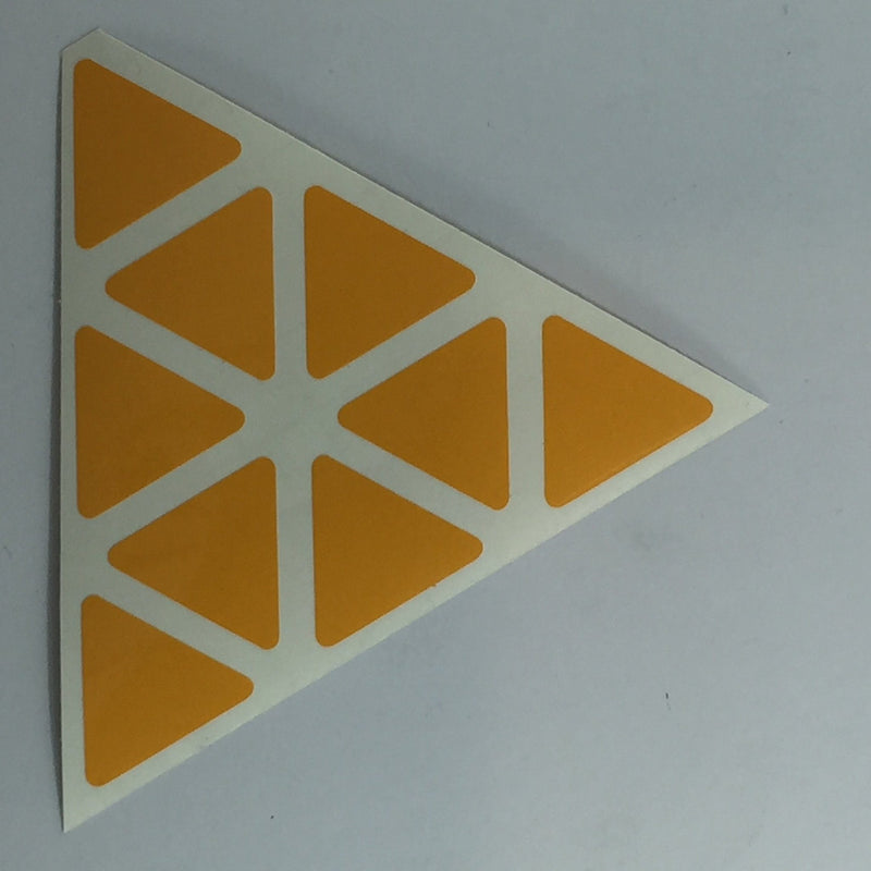 AusCubeSticker Sticker Sheet: PYRAMINX Stickers Aus Cube Stickers Medium Yellow 