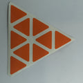 AusCubeSticker Sticker Sheet: PYRAMINX Stickers Aus Cube Stickers Orange 