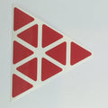 AusCubeSticker Sticker Sheet: PYRAMINX Stickers Aus Cube Stickers Light Red 