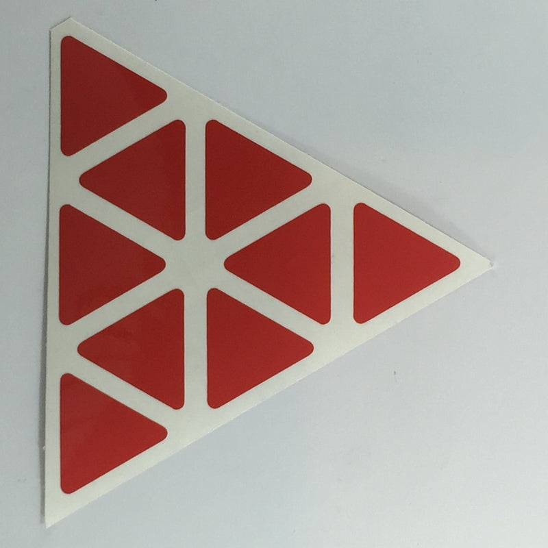 AusCubeSticker Sticker Sheet: PYRAMINX Stickers Aus Cube Stickers Red 