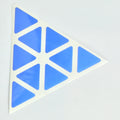 AusCubeSticker Sticker Sheet: PYRAMINX Stickers Aus Cube Stickers Sky Blue 