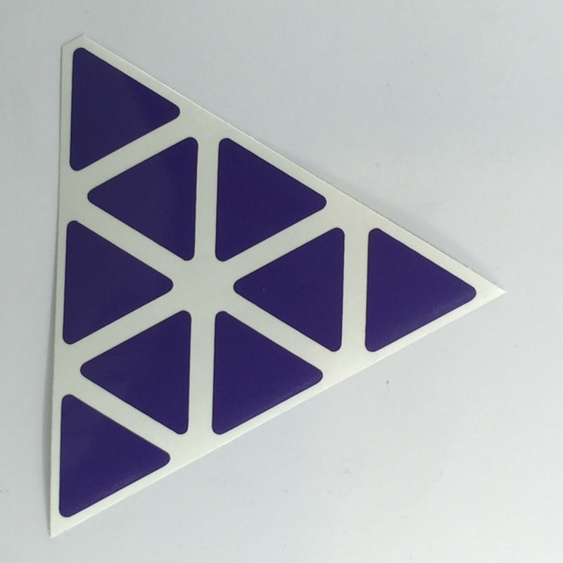 AusCubeSticker Sticker Sheet: PYRAMINX Stickers Aus Cube Stickers 