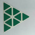 AusCubeSticker Sticker Sheet: PYRAMINX Stickers Aus Cube Stickers Dark Green 