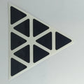 AusCubeSticker Sticker Sheet: PYRAMINX Stickers Aus Cube Stickers Black 