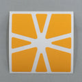 AusCubeSticker Sticker Sheet: SQUARE-1 Stickers Aus Cube Stickers Medium Yellow (star) 