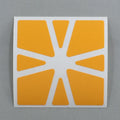 AusCubeSticker Sticker Sheet: SQUARE-1 Stickers Aus Cube Stickers Medium Yellow (star) 