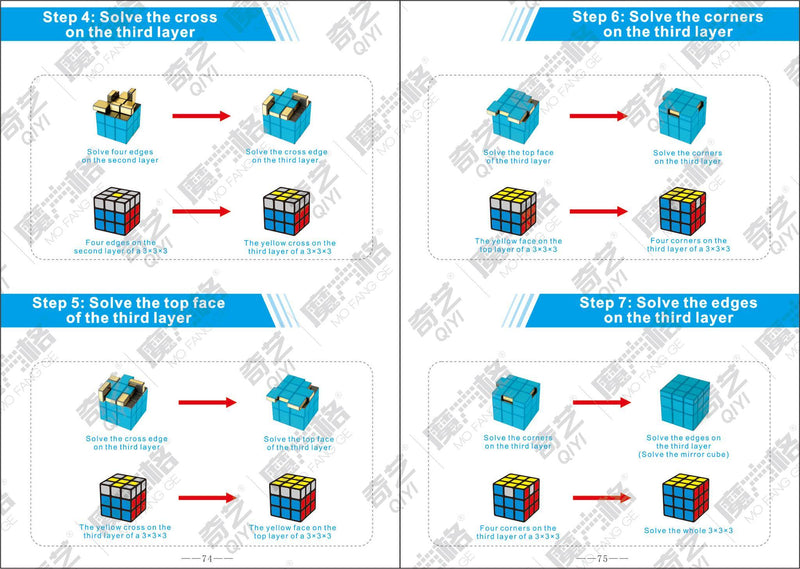 QiYi Secret Tutorial for Magic Cubes Book QiYi 
