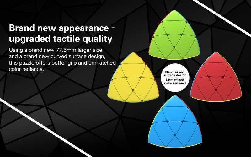 QiYi Mastermorphix 3x3x3 STICKERLESS TWISTY PUZZLE Morphix QiYi 