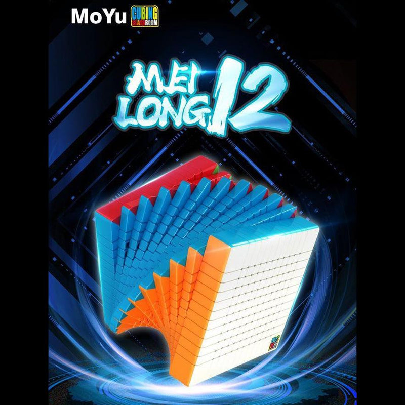 MoFang JiaoShi Meilong 12x12x12 Stickerless Big Cube 12x12 MoFangJiaoShi 