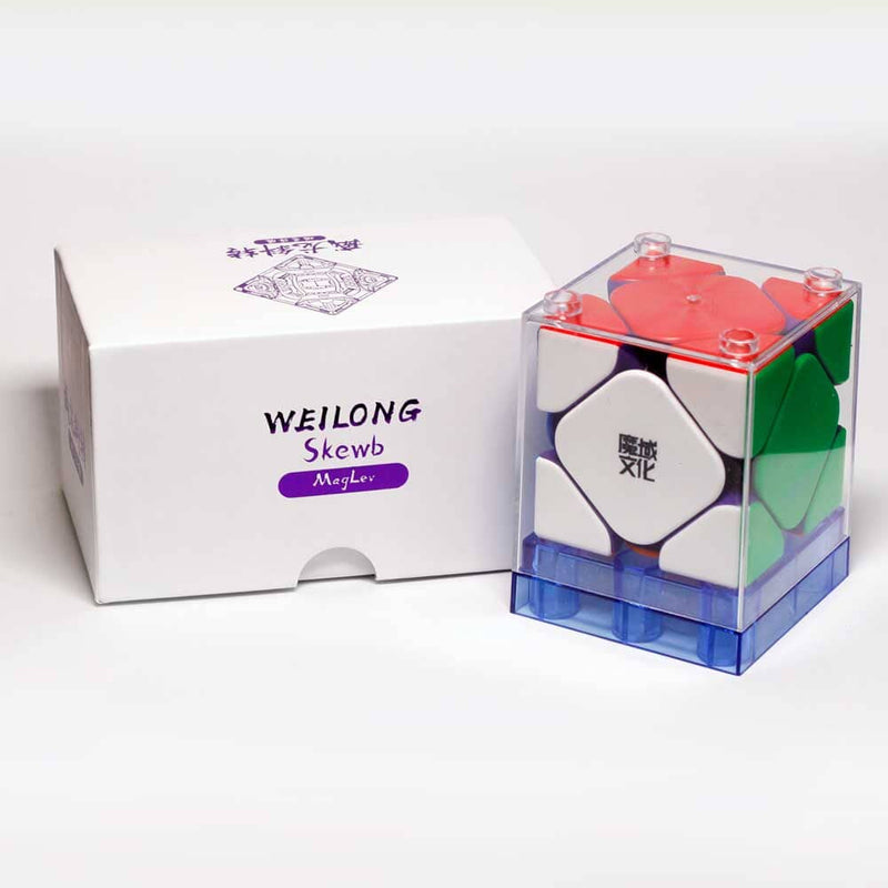 MoYu WeiLong Magnetic SKEWB Maglev with Purple Internals Skewb Moyu 