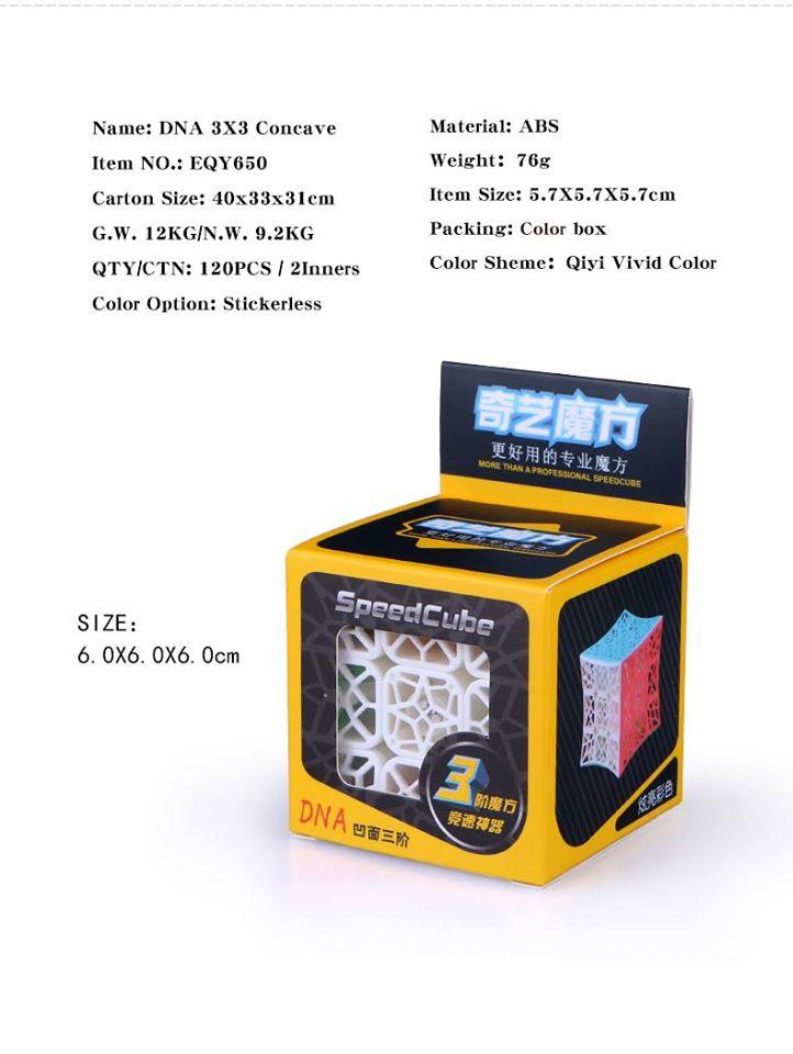 QiYi DNA Concave 3x3x3 Cube 3x3 QiYi 