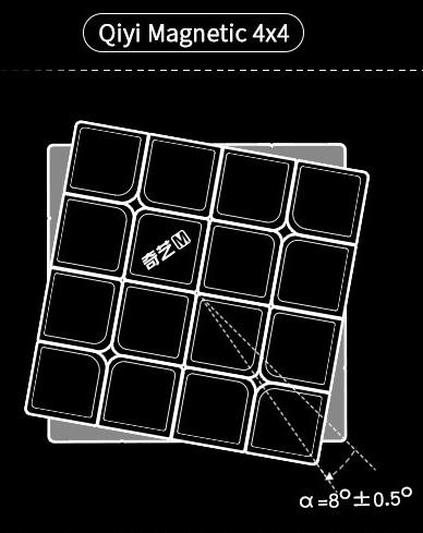 QiYi MS Magnetic 4x4 Speedcube 4x4 QiYi 