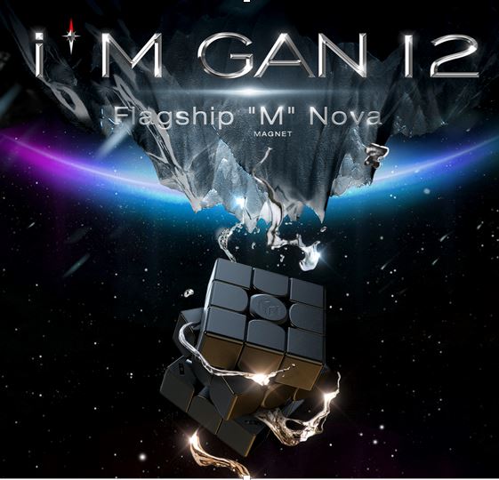 GAN 12 M MAGLEV Premium Magnetic Speed Cube 3x3 GAN 