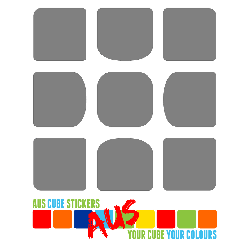 AusCubeSticker Sticker Sheet: 3x3 VALK Stickers Aus Cube Stickers 