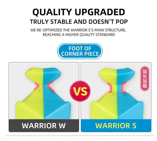 QiYi Warrior S 3x3 Stickerless Speed Cube 3x3 QiYi 