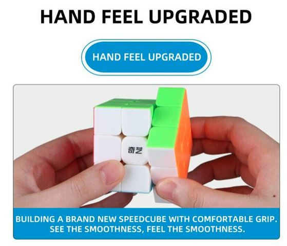 QiYi Warrior S 3x3 Stickerless Speed Cube 3x3 QiYi 