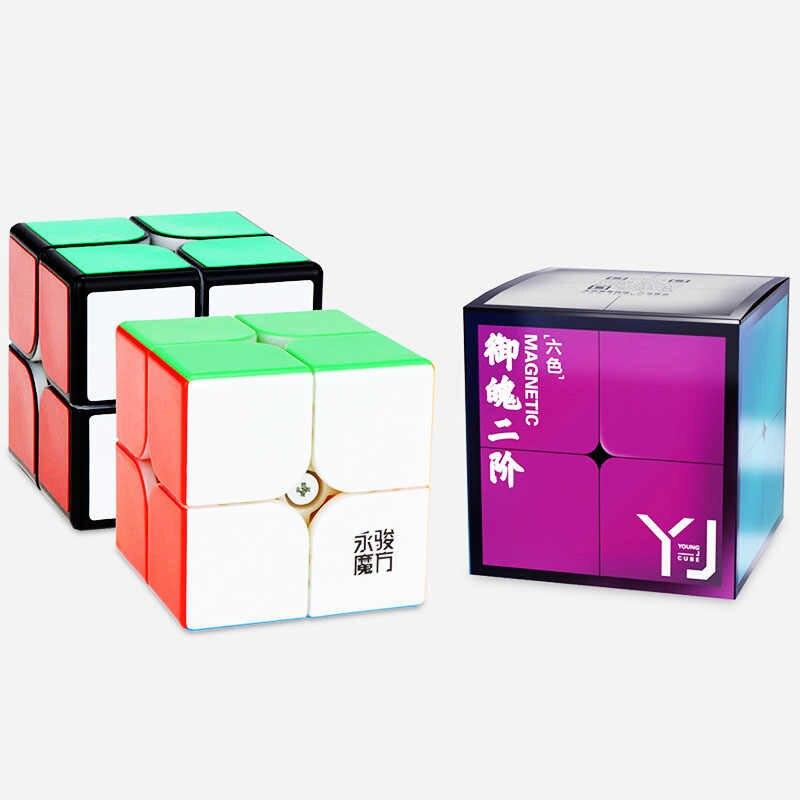 YongJun (YJ) YuPo V2 M 2x2x2 MAGNETIC SPEEDCUBE 2x2 YJ 