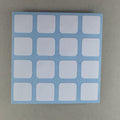 AusCubeSticker Sticker Sheet: 4x4 Stickers Aus Cube Stickers White 