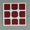 AusCubeSticker Sticker Sheet: 3x3 45MM Florian-Square Stickers Aus Cube Stickers Dark Red 