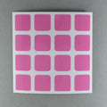 AusCubeSticker Sticker Sheet: 4x4 Stickers Aus Cube Stickers Soft Pink 