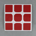 AusCubeSticker Sticker Sheet: 3x3 45MM Florian-Square Stickers Aus Cube Stickers Light Red 