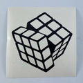 Rubik's Cube Vinyl Decal Sticker Decal SPEEDCUBE PTY. LTD. 6cm Black 