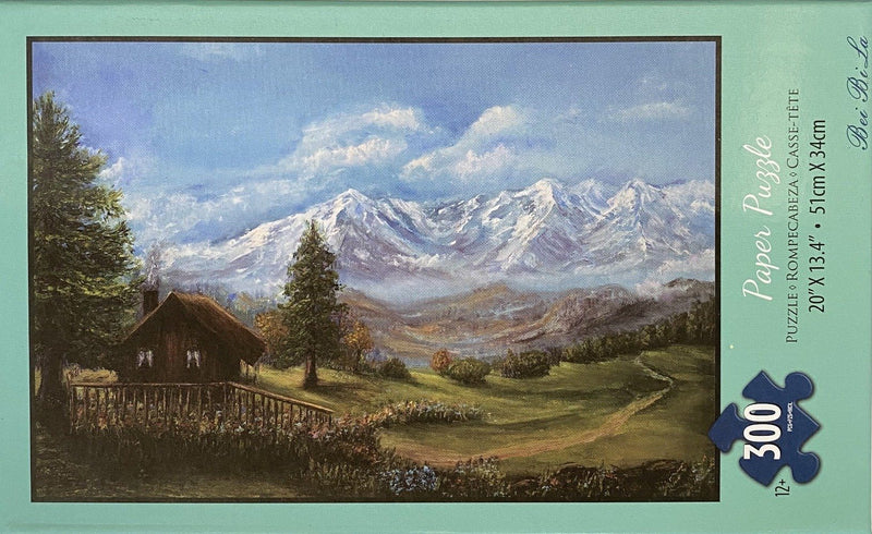 Bei Bi La 300 Piece Jigsaw Puzzle "Alpine Snowy Mountain"