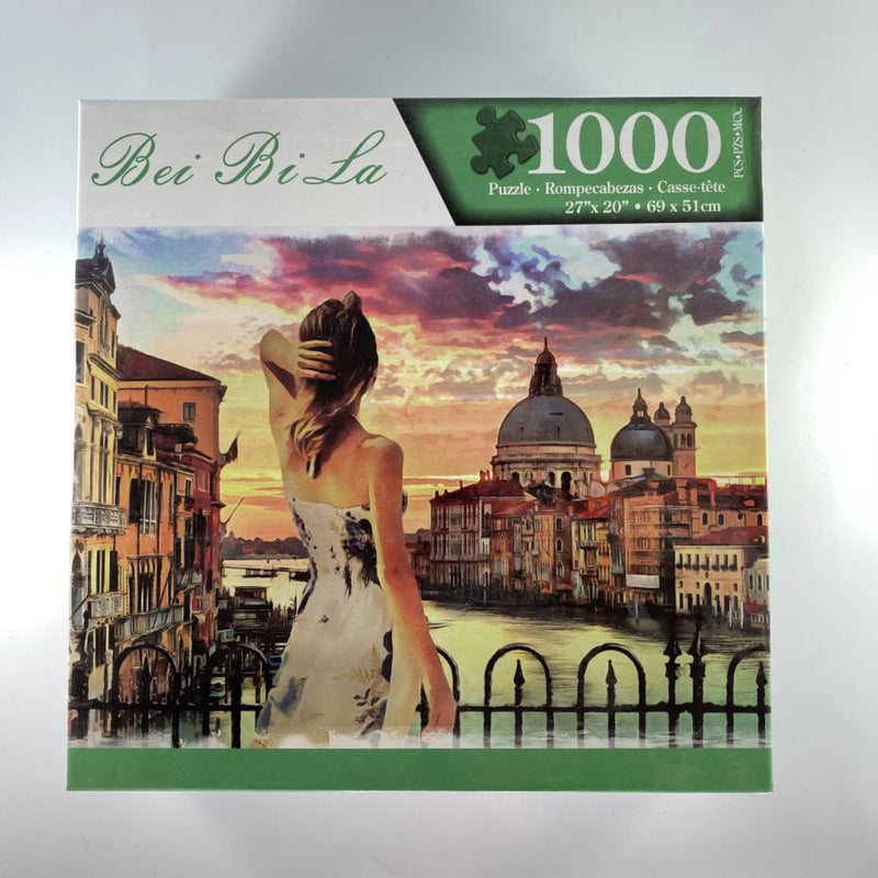 Bei Bi La 1000 Piece Jigsaw Puzzle "Girl in Venice" Jigsaw Puzzle Bei Bi La 