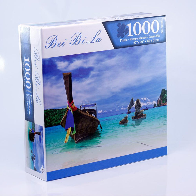 Bei Bi La 1000 Piece Jigsaw Puzzle – Fishing Junk Boats Jigsaw Puzzle Bei Bi La 